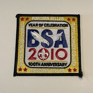 2010 BSA Boy Scout America Patch 100th Anniversary Celebration Badge‎